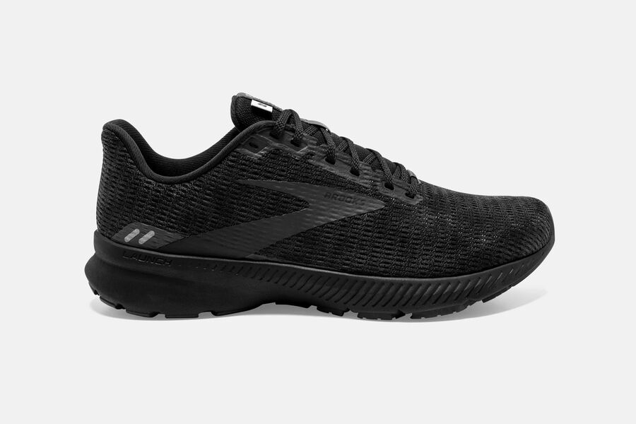 Brooks Running Shoes Mens Black - Launch 8 Road - 6197-RIZOU